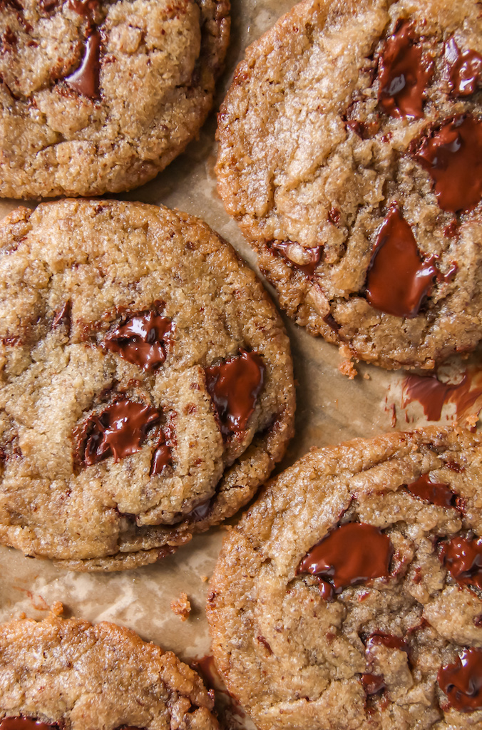 Dark Chocolate Chunk Olive OIl Cookies 