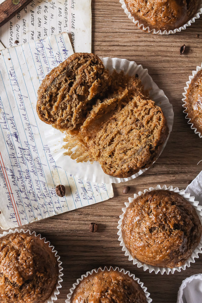 Simple and Easy Vegan Espresso Banana Muffins