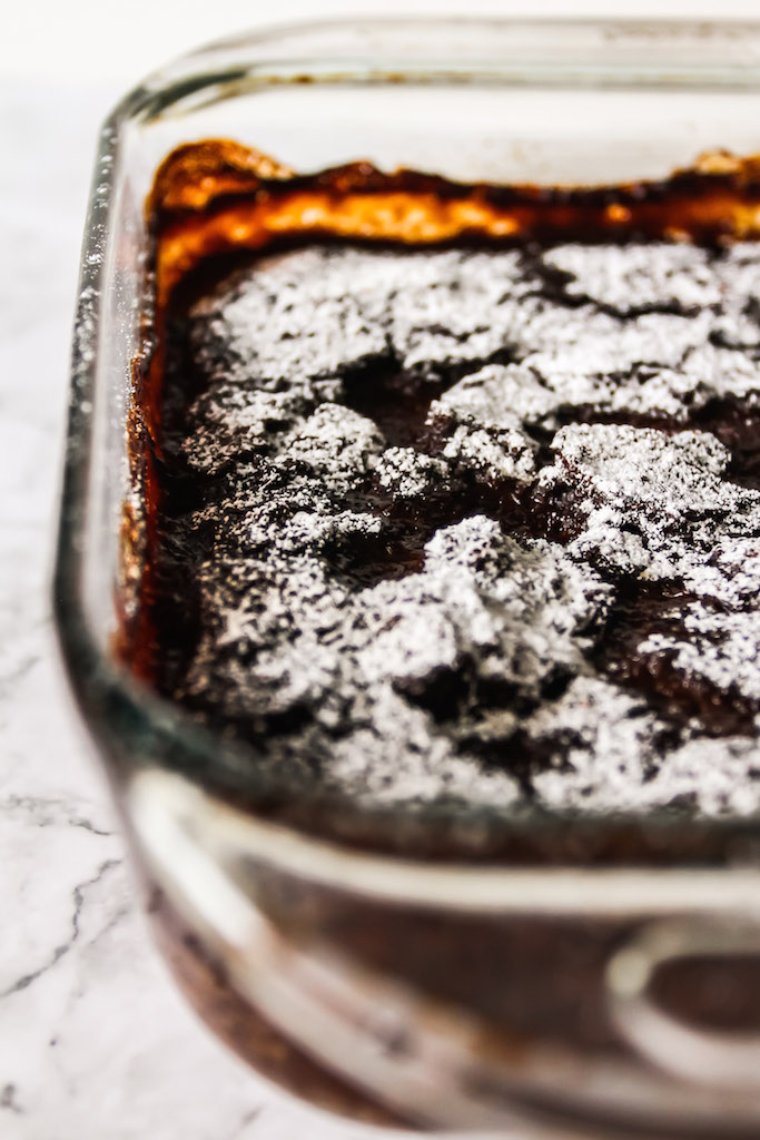 Molten Espresso Hot Fudge Cake