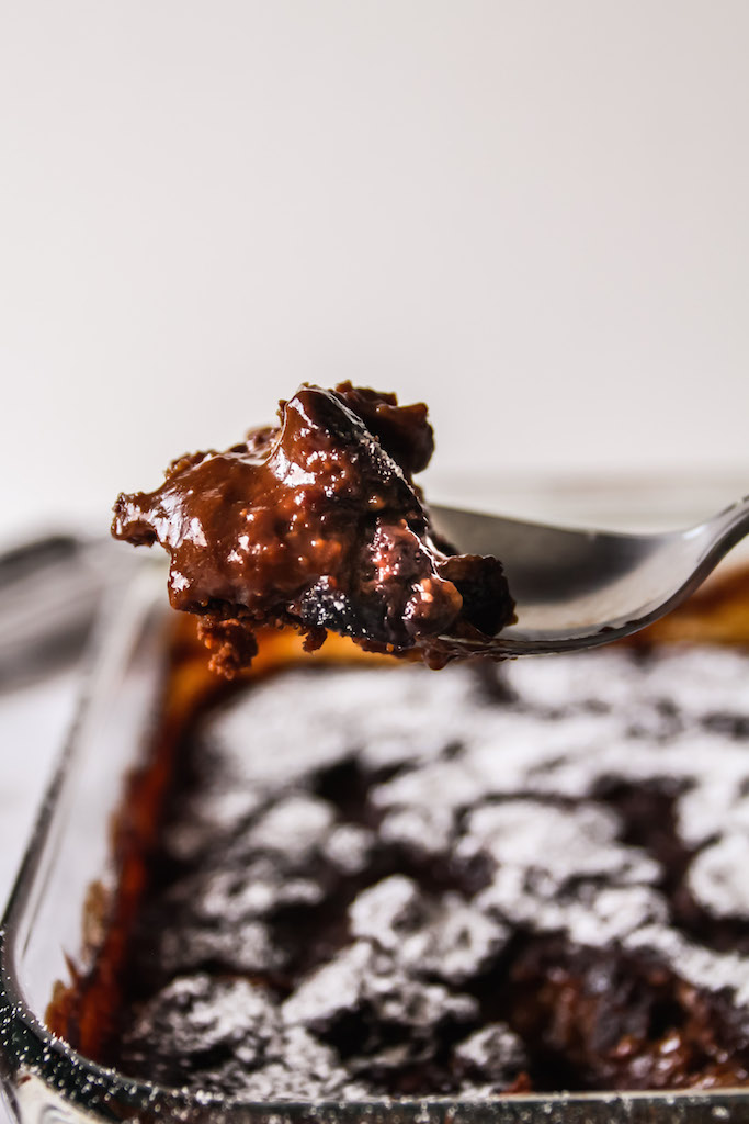 Molten Espresso Hot Fudge Cake