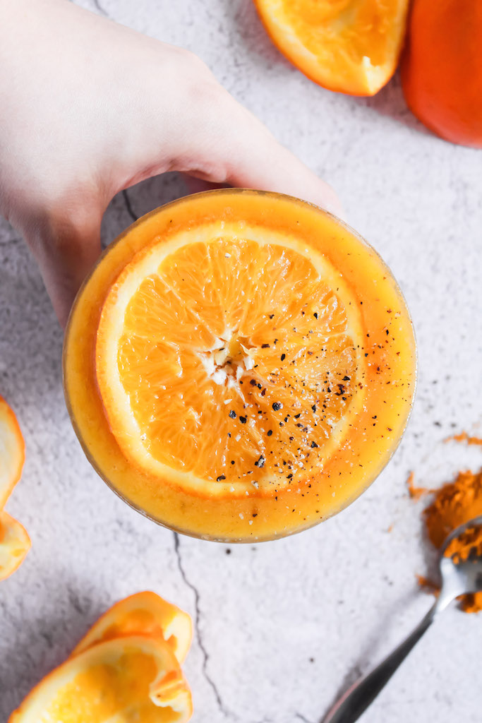 Summer Glow Smoothie with Mango, Orange and Banana